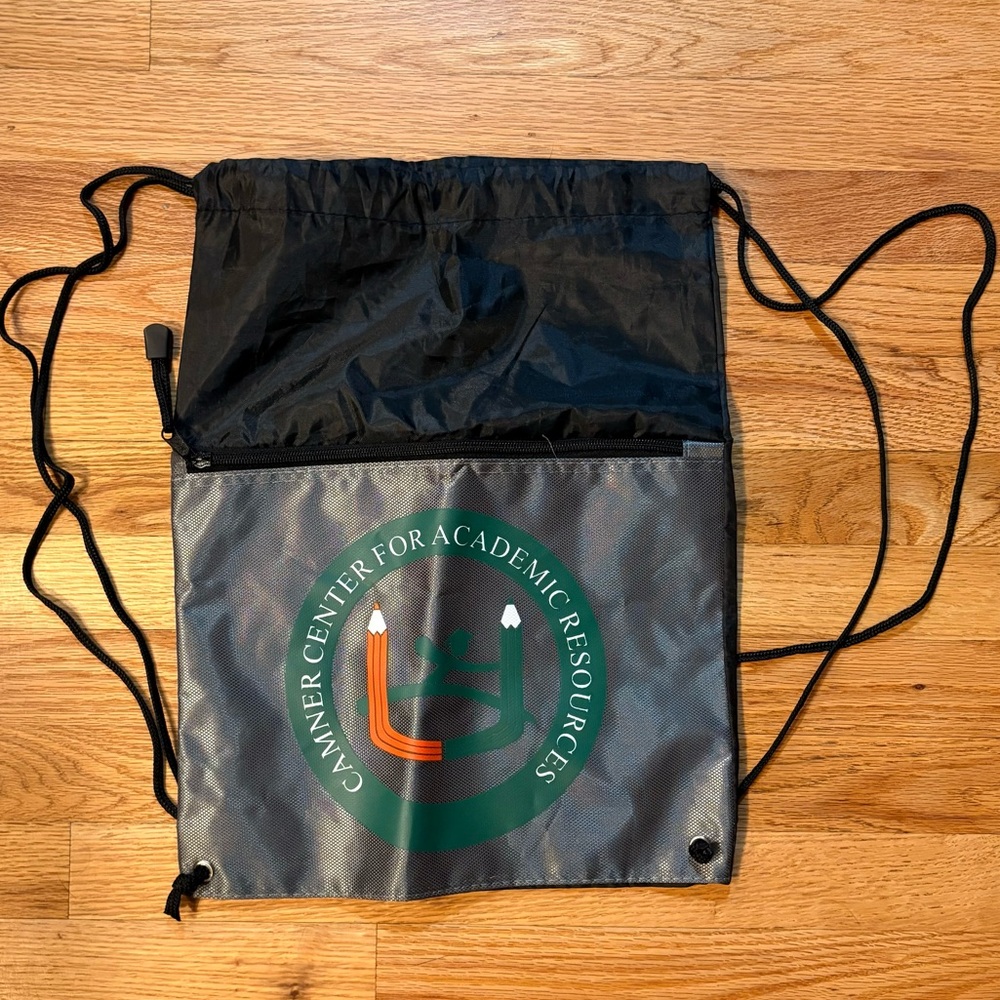 University of Miami drawstring bag